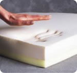 hand op matras